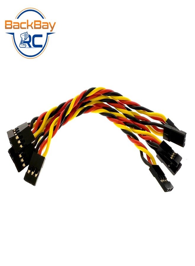 BackBay R/C BackBayRC - 4in 20awg Male/Male Universal Servo Extension - 5 Pack - Image 3
